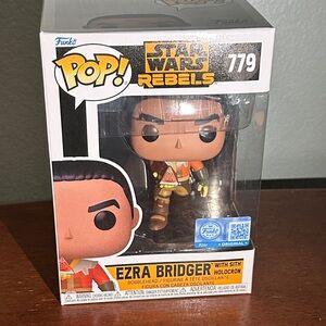 Funko Pop Star Wars Rebels Ezra Bridger with Holocron